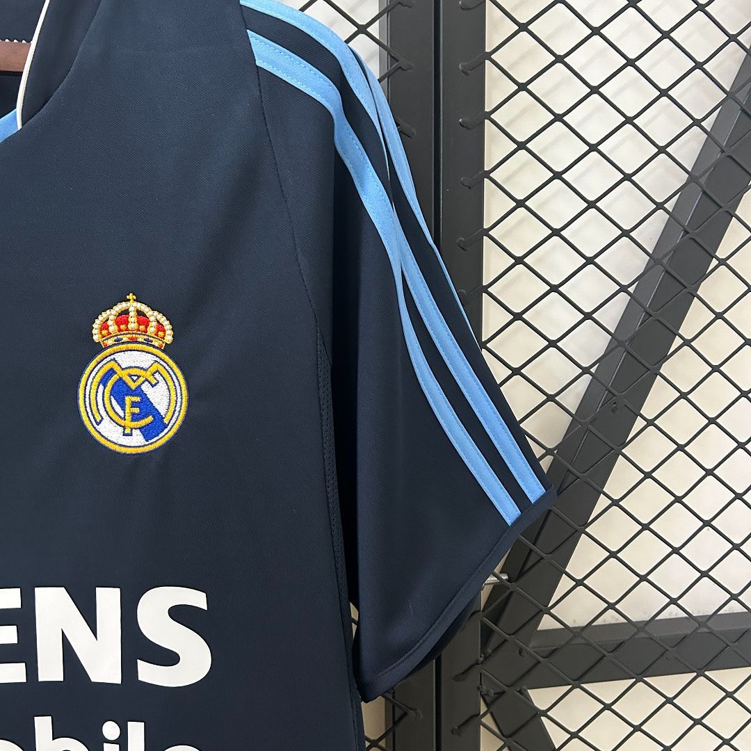 Real Madrid Retro Jersey Away Custom Soccer Shirt 2003/04 - ujerseystore