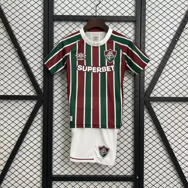 Fluminense FC Soccer Jersey Home Kids Kit Jersey+Shorts 2025-26 - U-jersey