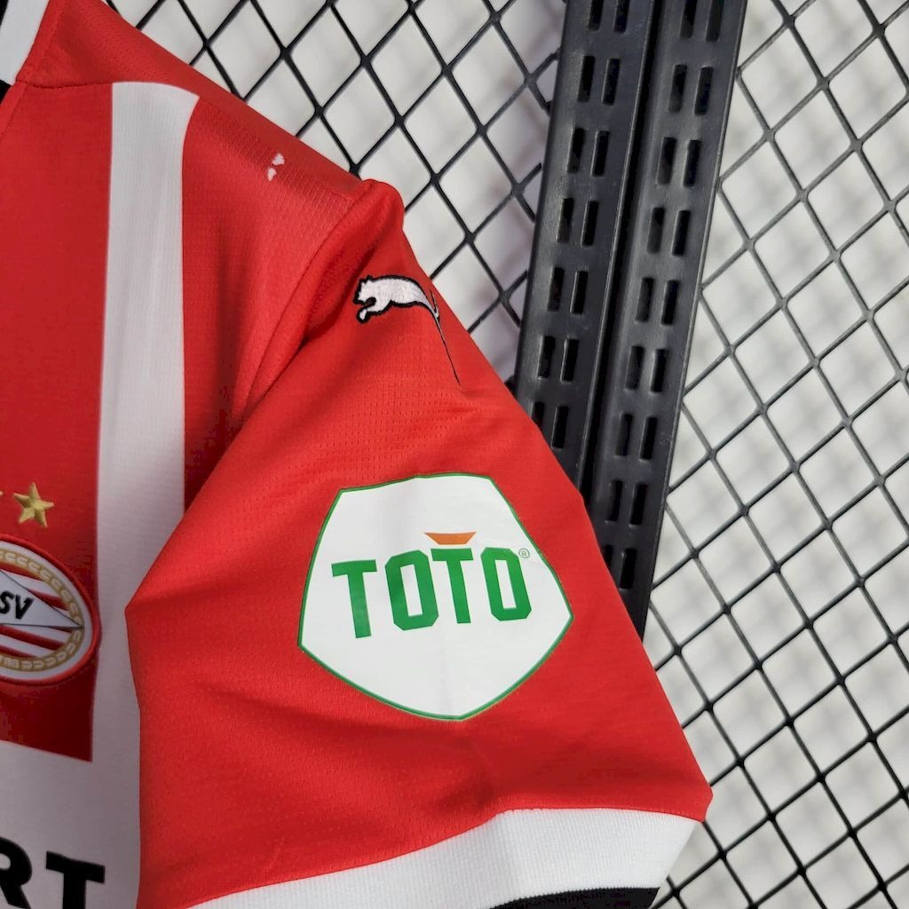 PSV Eindhoven Football Jersey Home Custom Shirt 2024/25 - ujerseystore