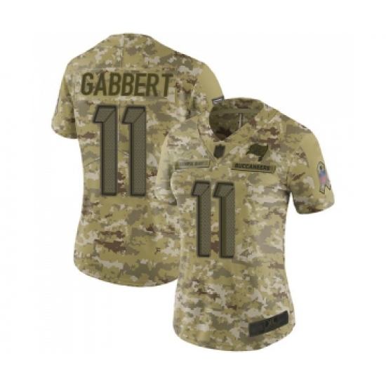 Women's Tampa Bay Buccaneers #11 Blaine Gabbert Limited Camo 2018 Salute to Service Football Jersey - Ujersey
