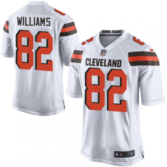 Men's Nike Cleveland Browns #82 Kasen Williams Game White NFL Jersey - Ujersey