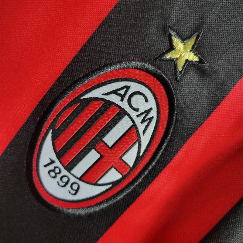 AC Milan Retro Soccer Jersey Home Custom Shirt 2006/07 - ujerseystore