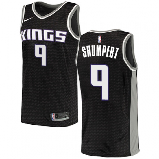 Men's Nike Sacramento Kings #9 Iman Shumpert Authentic Black NBA Jersey Statement Edition - Ujersey