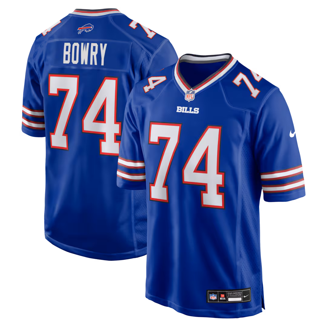 Men's Buffalo Bills Jude Bowry Nike Royal Team Game Jersey - Ujersey