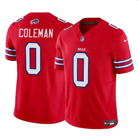 Youth Buffalo Bills #0 Keon Coleman Red 2024 Draft F.U.S.E. Vapor Untouchable Limited Football Stitched Jersey - Ujersey