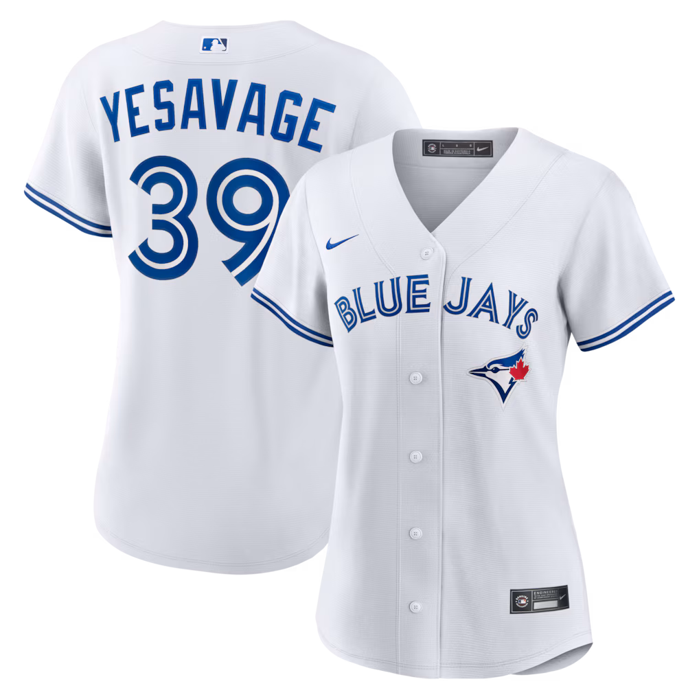 Women's Toronto Blue Jays Trey Yesavage Nike White Home Replica Jersey - Ujersey
