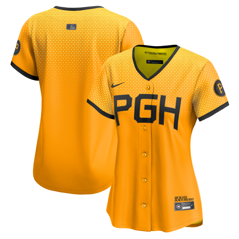 Women's Pittsburgh Pirates Nike Gold City Connect Limited Jersey