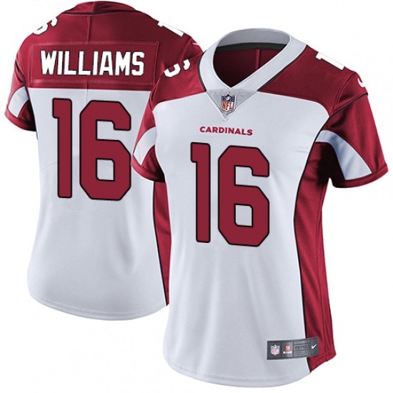 Women's Nike Arizona Cardinals #16 Chad Williams White Vapor Untouchable Limited Player NFL Jersey - Ujersey