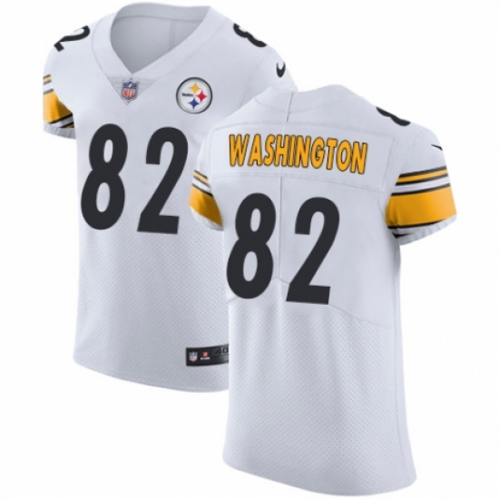 Men's Nike Pittsburgh Steelers #82 James Washington White Vapor Untouchable Elite Player NFL Jersey - Ujersey