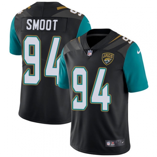 Men's Nike Jacksonville Jaguars #94 Dawuane Smoot Black Alternate Vapor Untouchable Limited Player NFL Jersey - Ujersey