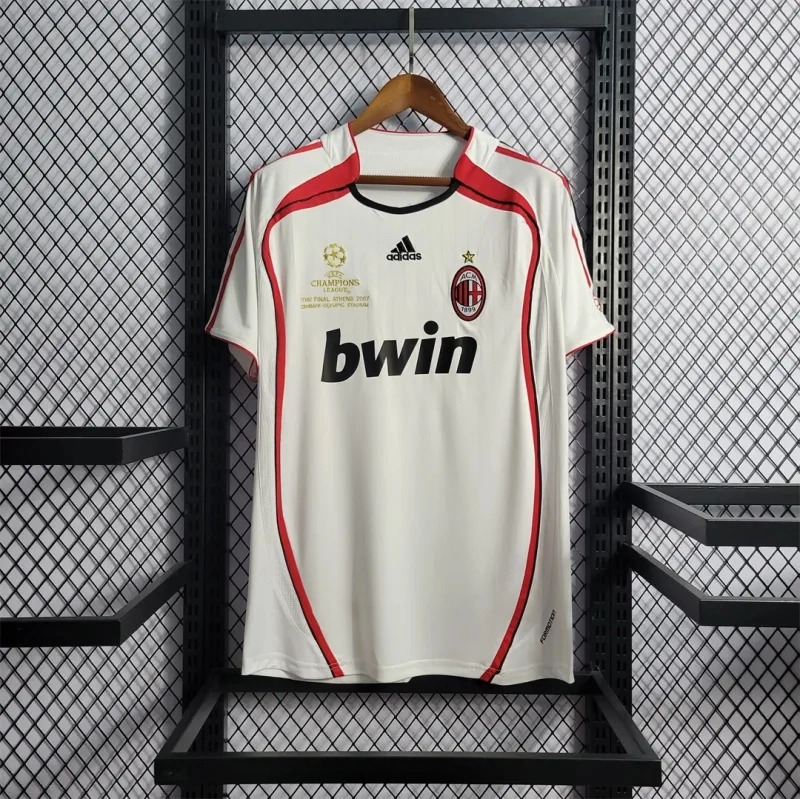 Kaká #22 AC Milan Retro Soccer Jersey Away UCL Final Custom Shirt 2006/07 - ujerseystore