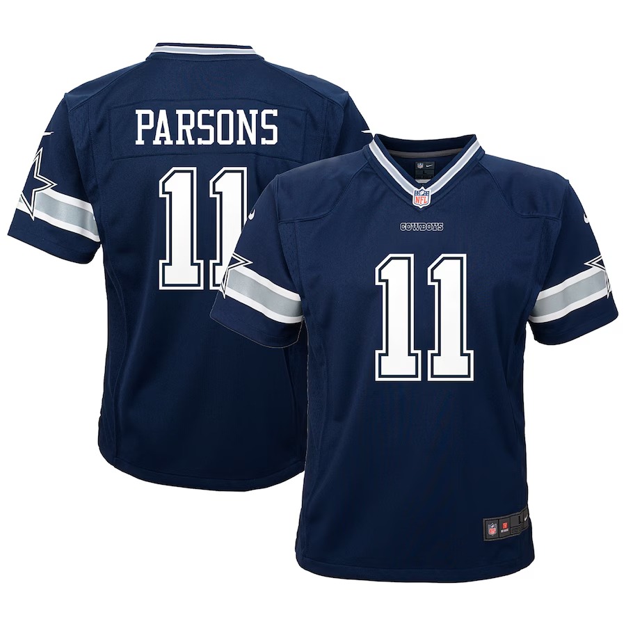 Toddler Dallas Cowboys Micah Parsons Nike Navy Game Jersey - Ujersey