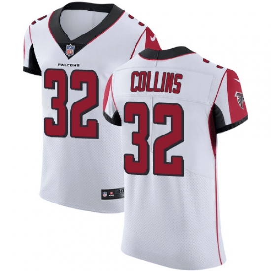 Men's Nike Atlanta Falcons #32 Jalen Collins White Vapor Untouchable Elite Player NFL Jersey - Ujersey