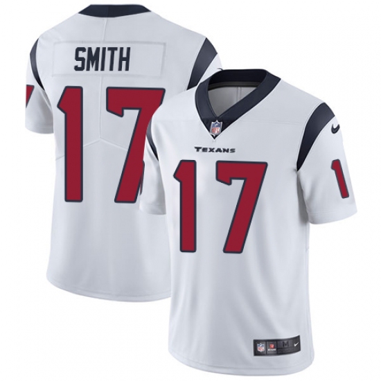Youth Nike Houston Texans #17 Vyncint Smith White Vapor Untouchable Limited Player NFL Jersey - Ujersey