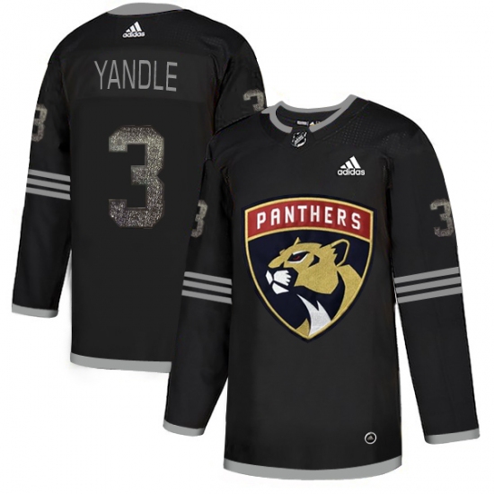 Men's Adidas Florida Panthers #3 Keith Yandle Black Authentic Classic Stitched NHL Jersey - Ujersey