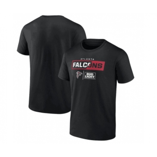 Men's Atlanta Falcons Black x Bud Light T-Shirt - Ujersey