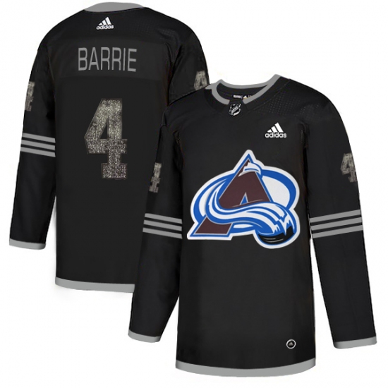 Men's Adidas Colorado Avalanche #4 Tyson Barrie Black Authentic Classic Stitched NHL Jersey - Ujersey