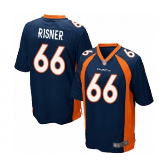 Men's Denver Broncos #66 Dalton Risner Game Navy Blue Alternate Football Jersey - Ujersey
