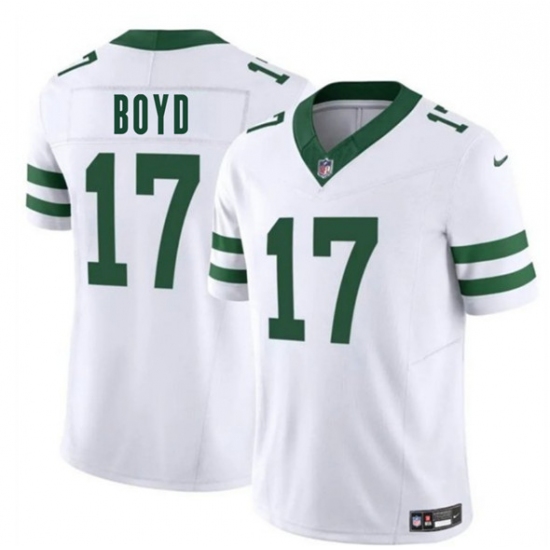 Men's New York Jets #17 Kris Boyd White 2025 F.U.S.E. Vapor Untouchable Limited Football Stitched Jersey - Ujersey