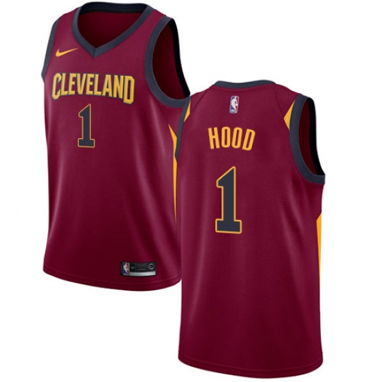 Youth Nike Cleveland Cavaliers #1 Rodney Hood Swingman Maroon NBA Jersey - Icon Edition - Ujersey