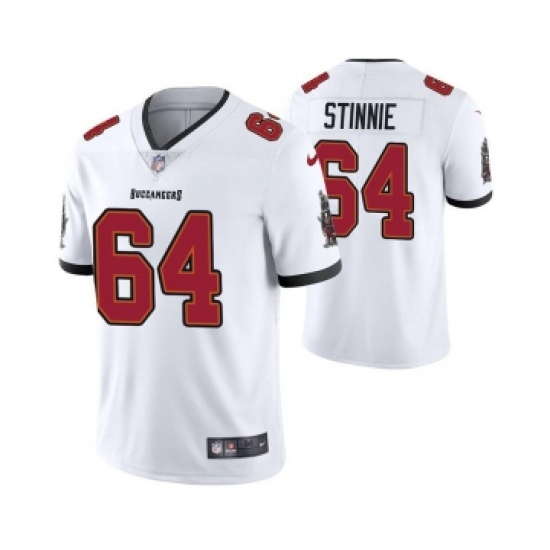 Men's Tampa Bay Buccaneers #64 Aaron Stinnie White Vapor Untouchable Limited Stitched Jersey - Ujersey