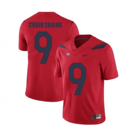 Arizona Wildcats 9 Dane Cruikshank Red College Football Jersey - Ujersey