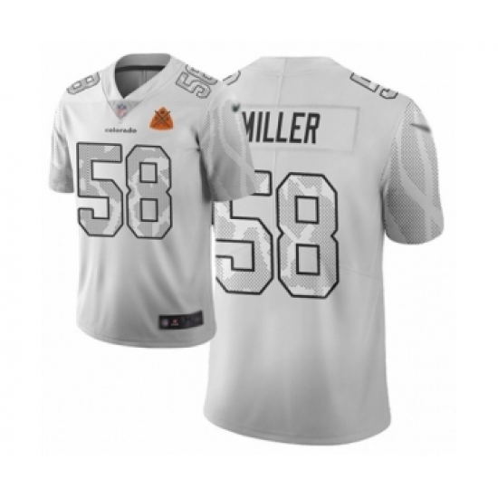 Youth Denver Broncos #58 Von Miller Limited White City Edition Football Jersey - Ujersey