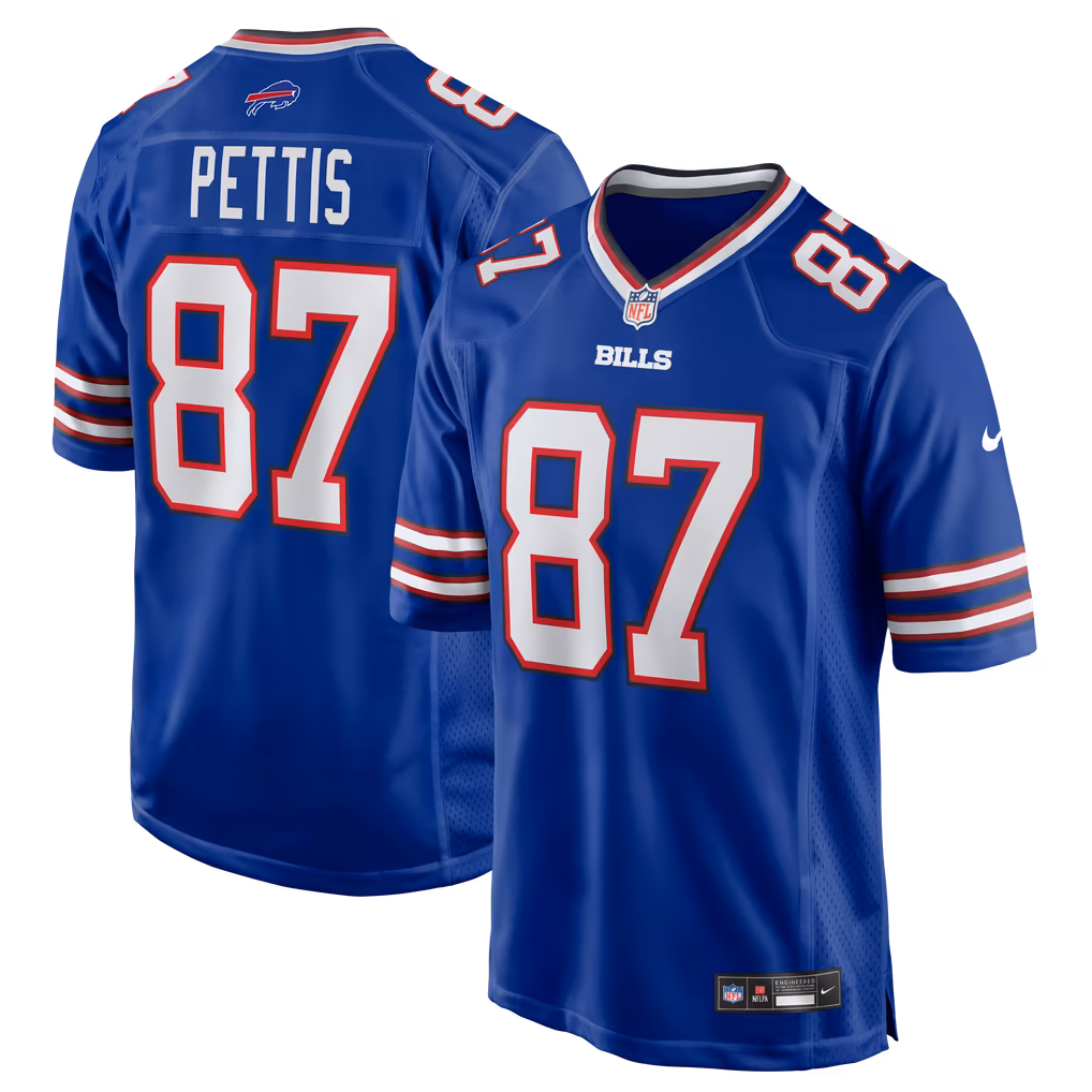 Men's Buffalo Bills Dante Pettis Nike Royal Team Game Jersey - U-jersey