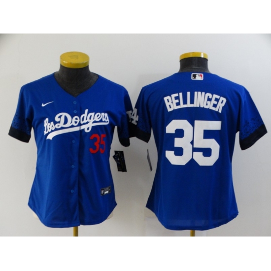 Women's Los Angeles Dodgers #35 Cody Bellinger Blue Game City Player Jersey - Ujersey