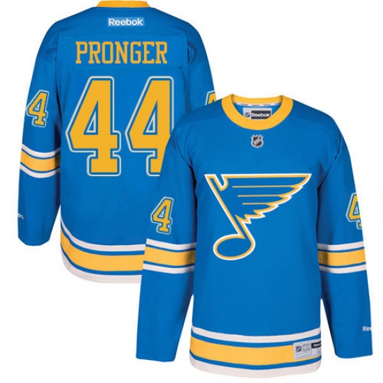 Youth Reebok St. Louis Blues #44 Chris Pronger Premier Blue 2017 Winter Classic NHL Jersey - Ujersey