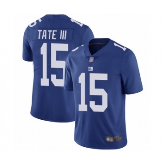 Youth New York Giants #15 Golden Tate III Royal Blue Team Color Vapor Untouchable Limited Player Football Jersey - Ujersey