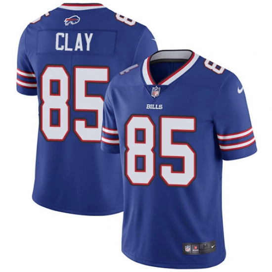 Youth Nike Buffalo Bills #85 Charles Clay Royal Blue Team Color Vapor Untouchable Limited Player NFL Jersey - Ujersey