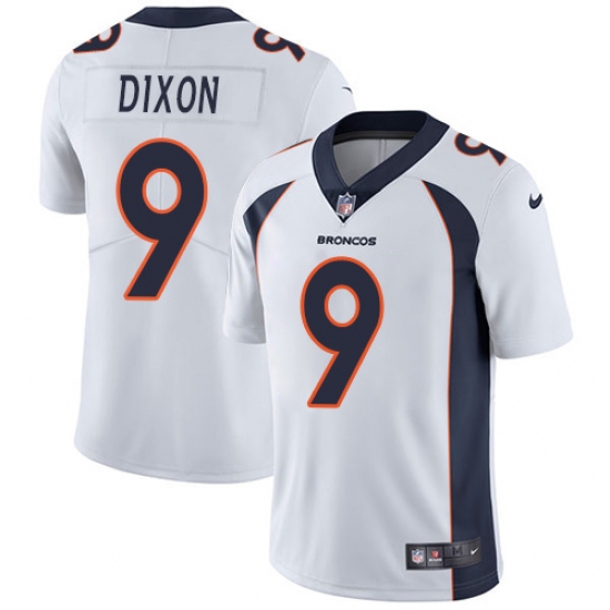 Men's Nike Denver Broncos #9 Riley Dixon White Vapor Untouchable Limited Player NFL Jersey - Ujersey