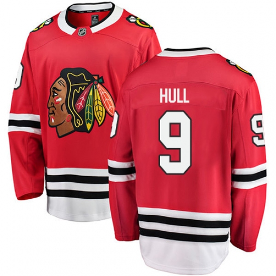 Youth Chicago Blackhawks #9 Bobby Hull Fanatics Branded Red Home Breakaway NHL Jersey - Ujersey