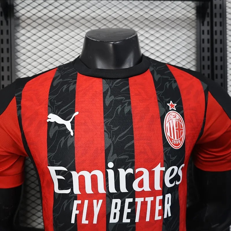 AC Milan Soccer Jersey Home Shirt 2025/26 - U-jersey