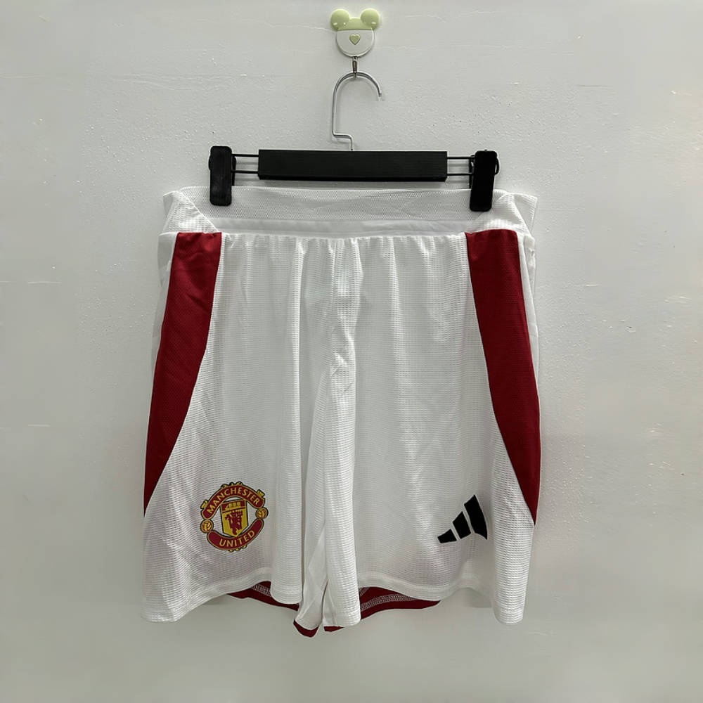 Manchester United  Home Football Jersey Shorts 2024/25 - U-jersey
