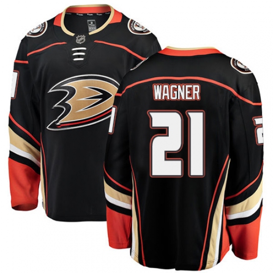 Youth Anaheim Ducks #21 Chris Wagner Fanatics Branded Black Home Breakaway NHL Jersey - Ujersey