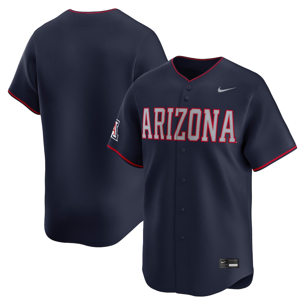 Men's Nike Navy Arizona Wildcats Baseball Limited Jersey