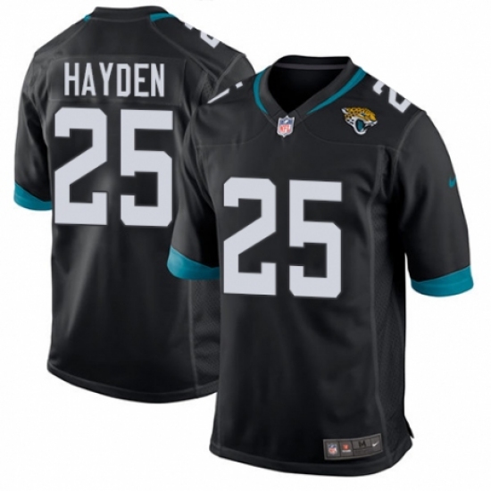 Men's Nike Jacksonville Jaguars #25 D.J. Hayden Game Teal Green Team Color NFL Jersey - Ujersey