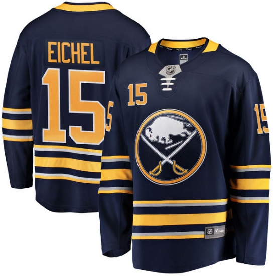 Youth Buffalo Sabres #15 Jack Eichel Fanatics Branded Navy Blue Home Breakaway NHL Jersey - Ujersey