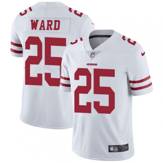 Men's Nike San Francisco 49ers #25 Jimmie Ward White Vapor Untouchable Limited Player NFL Jersey - Ujersey