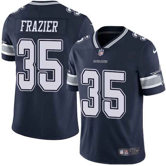 Youth Nike Dallas Cowboys #35 Kavon Frazier Navy Blue Team Color Vapor Untouchable Limited Player NFL Jersey - Ujersey