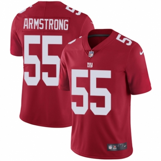 Men's Nike New York Giants #55 Ray-Ray Armstrong Red Alternate Vapor Untouchable Limited Player NFL Jersey - Ujersey