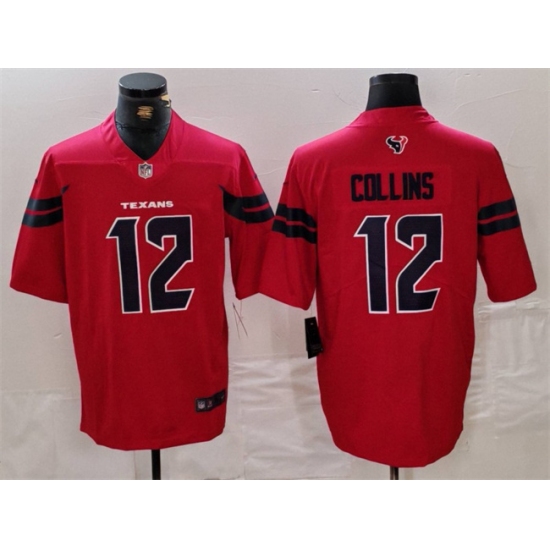 Men's Houston Texans #12 Nico Collins Red Vapor Untouchable Stitched Football Jersey - Ujersey