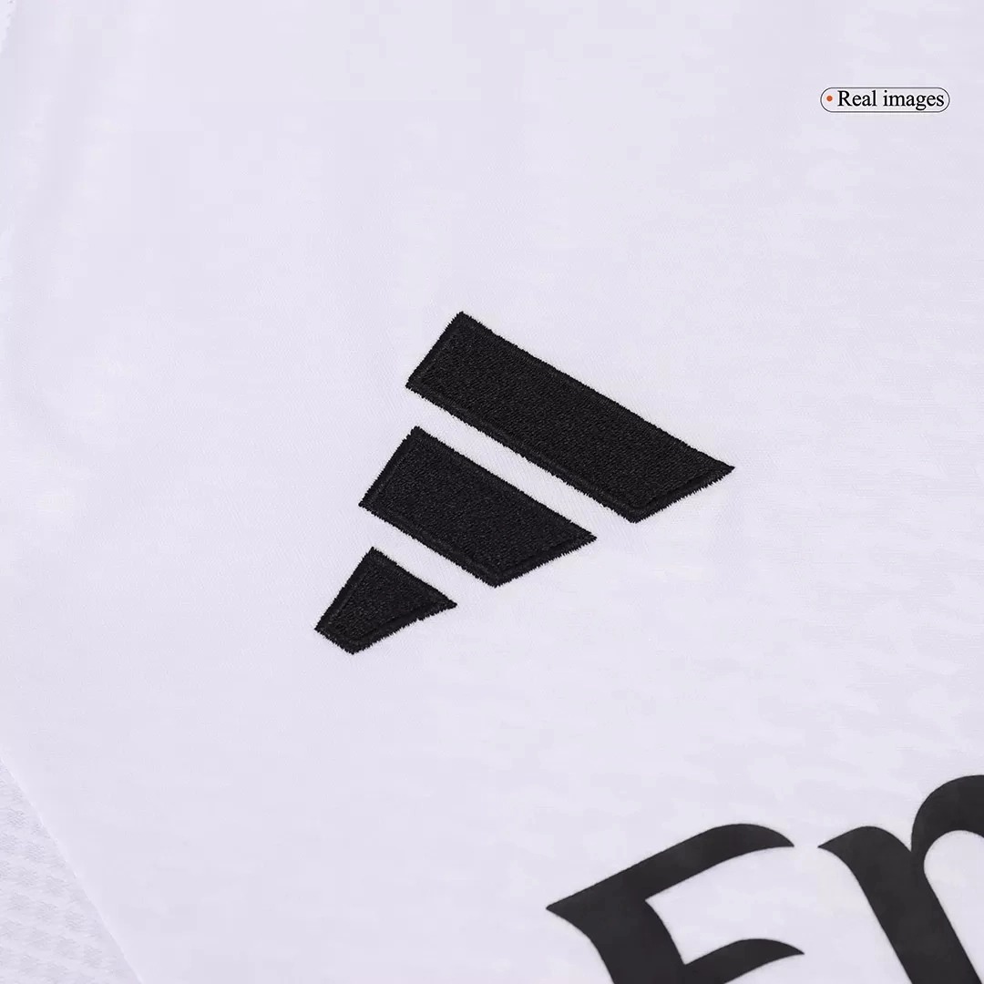 Real Madrid Soccer Jersey Home Custom Long Sleeve Shirt 2024/25 - Ujersey