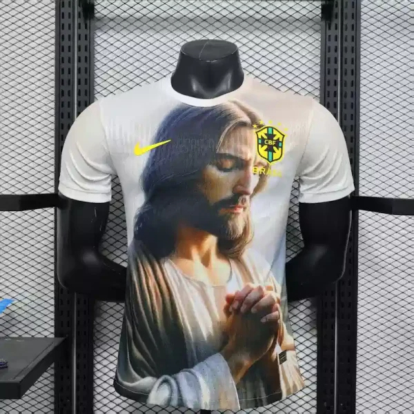 Brazil Soccer Jersey Jesus Special Edition Shirt 2025 - Ujersey NHL