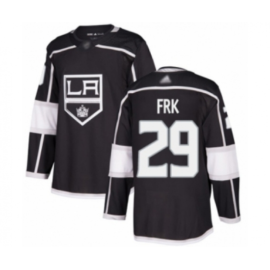 Men's Los Angeles Kings #29 Martin Frk Authentic Black Home Hockey Jersey - Ujersey