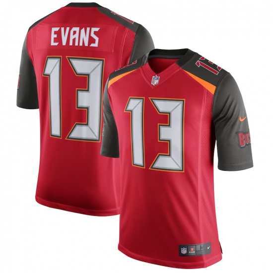 Men's Tampa Bay Buccaneers #13 Mike Evans Nike Red Speed Machine Limited Player Jersey - Ujersey