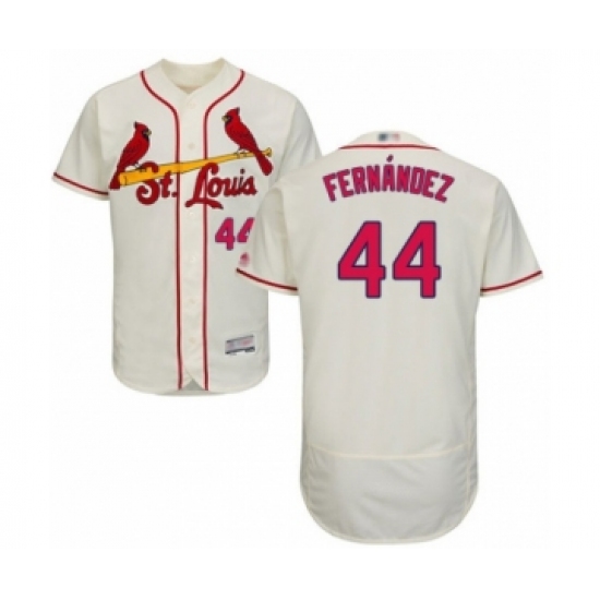 Men's St. Louis Cardinals #44 Junior Fernandez Cream Alternate Flex Base Authentic Collection Baseball Player Jersey - Ujersey