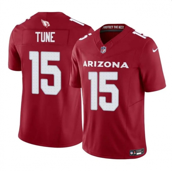 Men's Arizona Cardinals #15 Clayton Tune Red 2023 F.U.S.E. Vapor Untouchable Limited Football Stitched Jersey - Ujersey